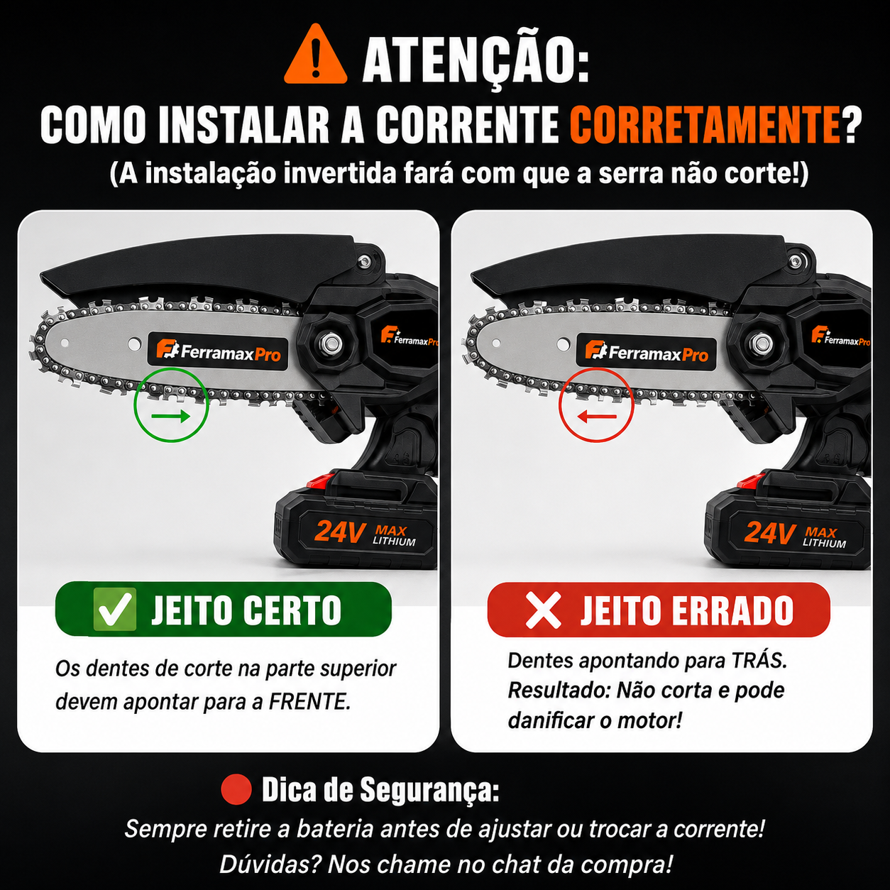 Motosserra Elétrica