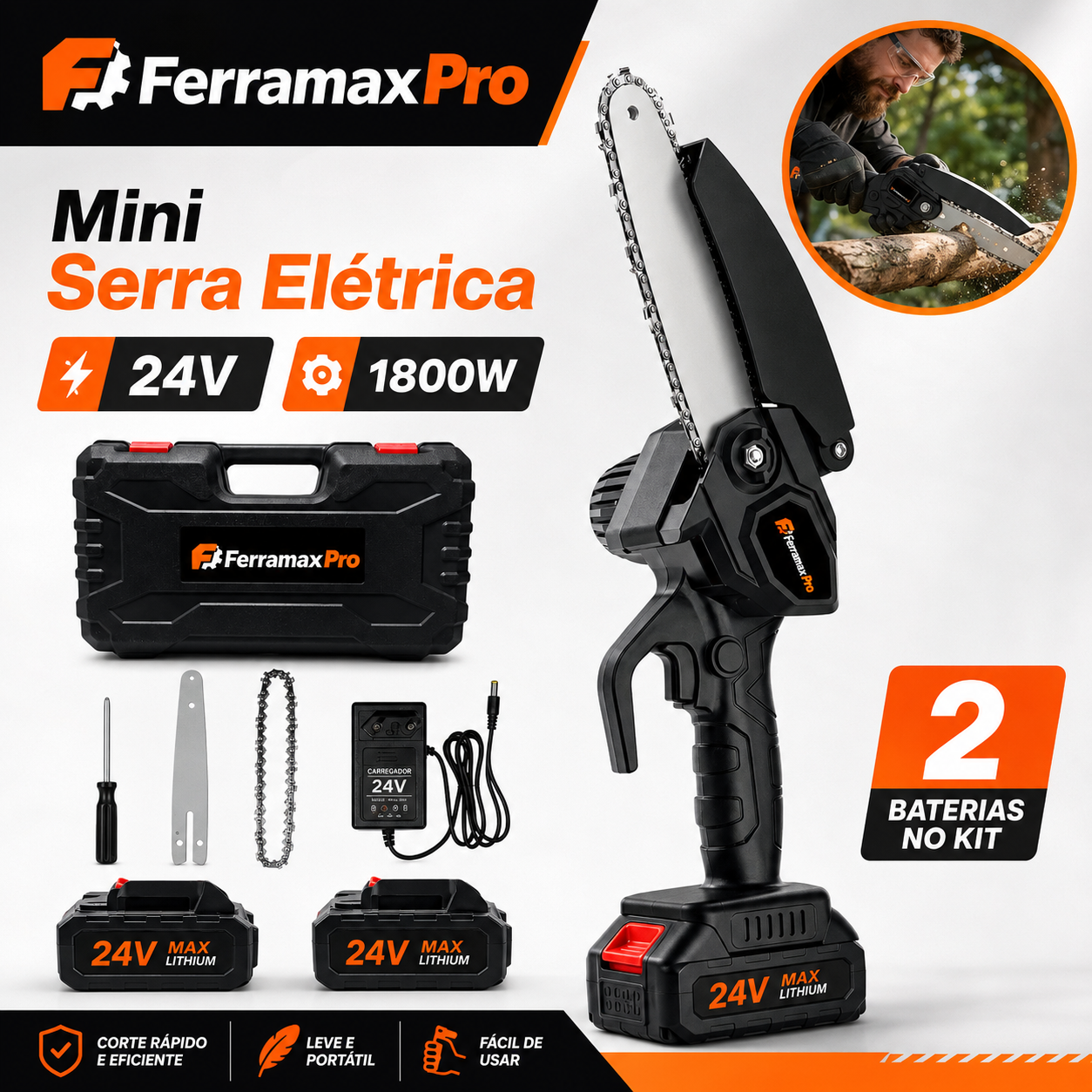 Motosserra Elétrica 6 polegadas